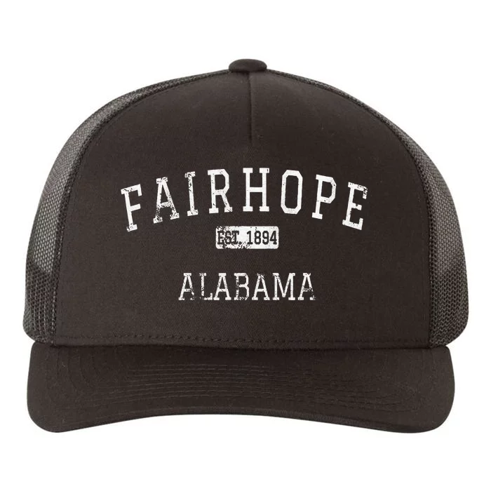 Fairhope Alabama Al Vintage Yupoong Adult 5-Panel Trucker Hat