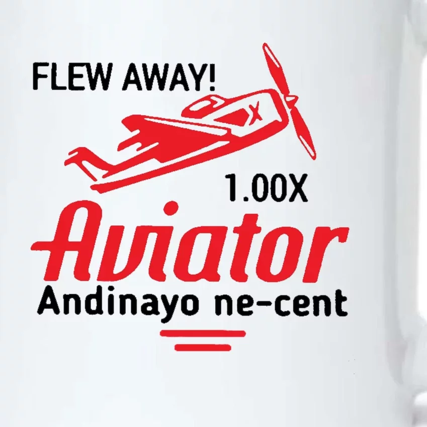 Flew Away Aviator Andinayo Ne Cent Black Color Changing Mug