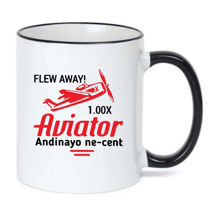 Flew Away Aviator Andinayo Ne Cent Black Color Changing Mug