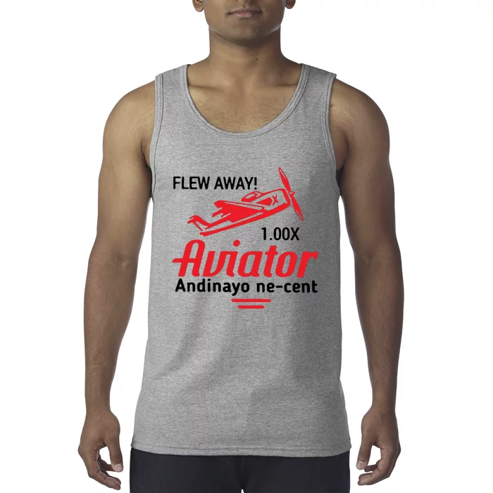 Flew Away Aviator Andinayo Ne Cent Tank Top