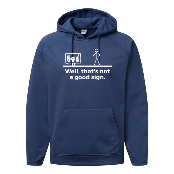 Funny ASL American Sign Language Performance Fleece Hoodie