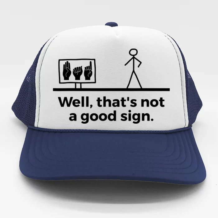 Funny ASL American Sign Language Trucker Hat