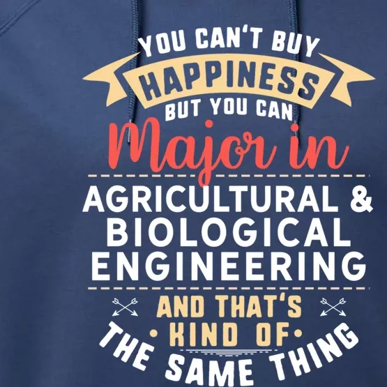 Funny Agricultural And Biological Engineering Major Student Cool Gift Performance Fleece Hoodie