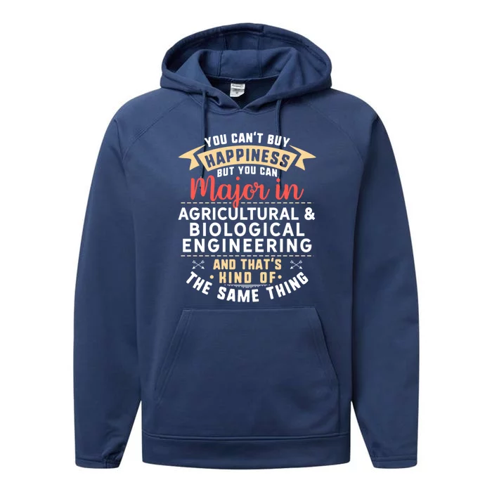 Funny Agricultural And Biological Engineering Major Student Cool Gift Performance Fleece Hoodie