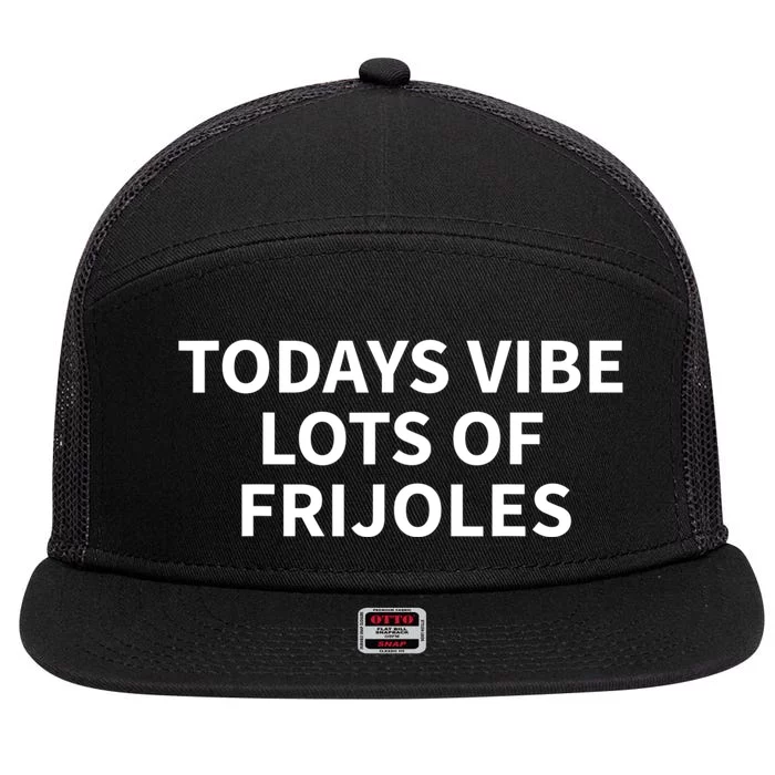 Frijoles Apparel Amazing Funny Frijole Lover Design 7 Panel Mesh Trucker Snapback Hat