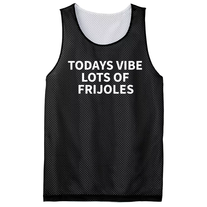 Frijoles Apparel Amazing Funny Frijole Lover Design Mesh Reversible Basketball Jersey Tank