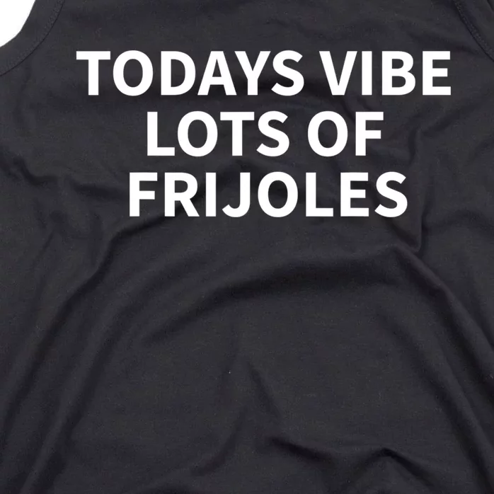 Frijoles Apparel Amazing Funny Frijole Lover Design Tank Top