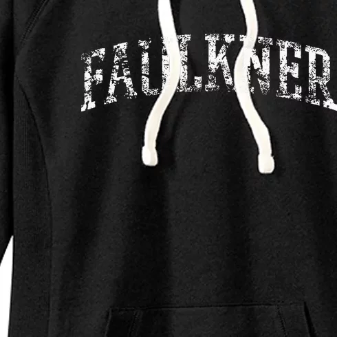 Faulkner Athletic Arch College University Alumni Women's Fleece Hoodie