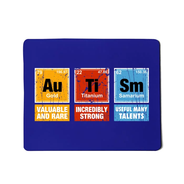 Funny Autism Awareness Chemistry Periodic Table Elets Asd Meaningful Gift Mousepad