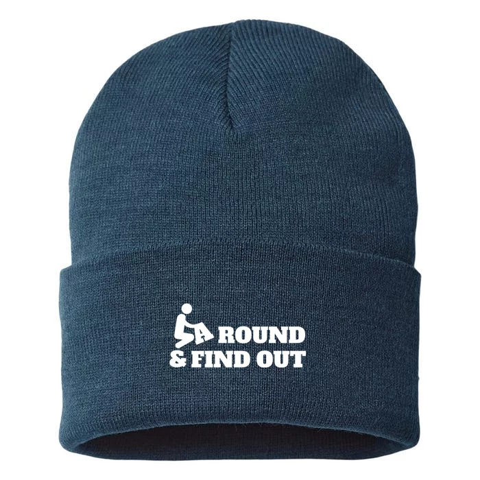 Fuck Around And Find Out Sustainable Knit Beanie