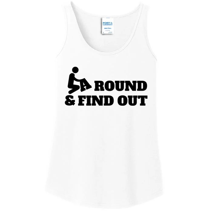 Fuck Around And Find Out Ladies Essential Tank