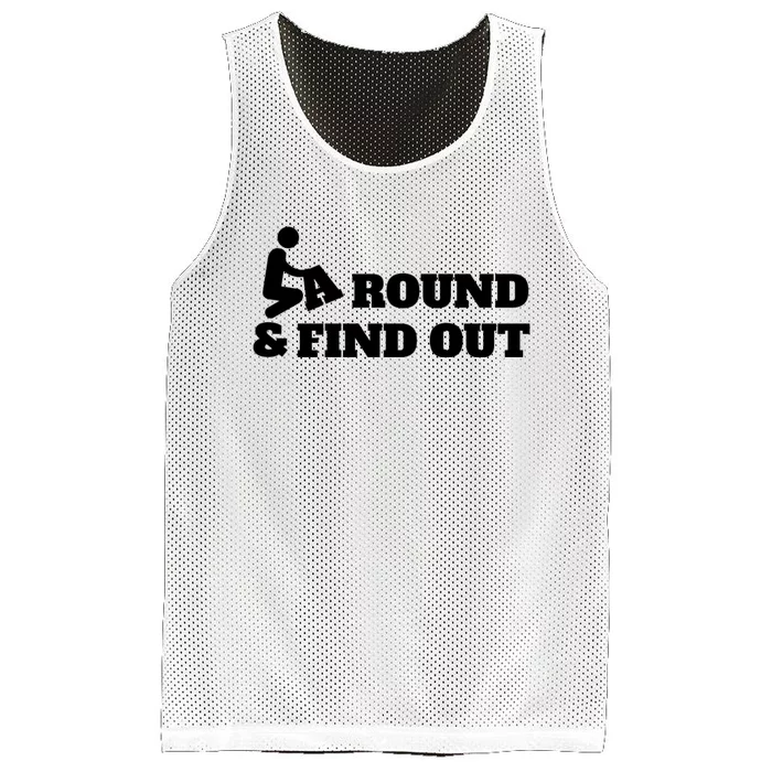 Fuck Around And Find Out Mesh Reversible Basketball Jersey Tank