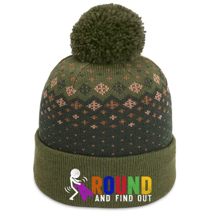 Fuck Around And Find Out The Baniff Cuffed Pom Beanie