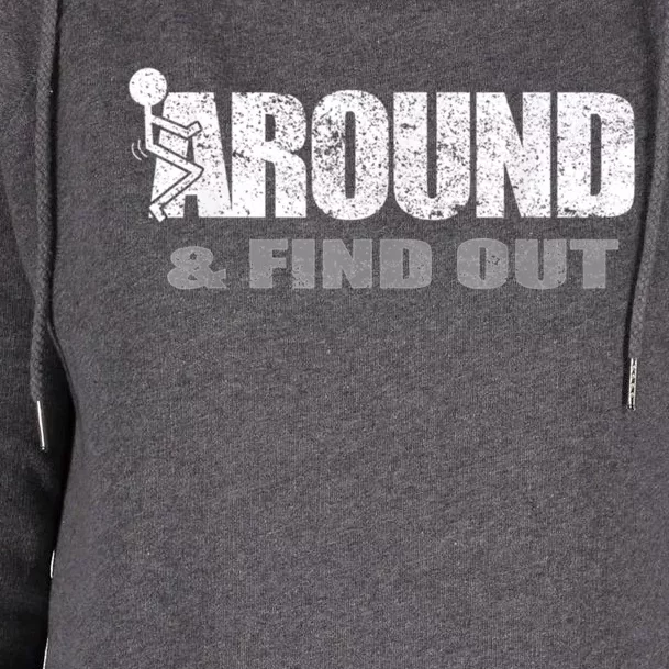 Funk Around And Find Gift Womens Funnel Neck Pullover Hood