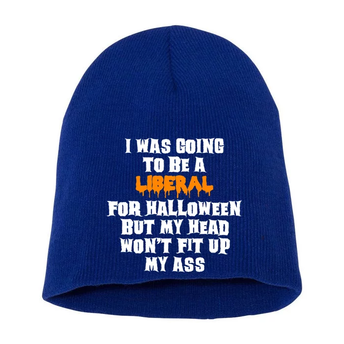 Funny Antiliberal Adult Halloween Costume Gag Gift Cute Gift Short Acrylic Beanie