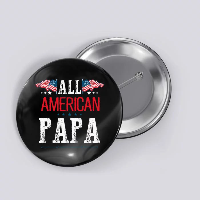 Funny All American Papa Sunglasses USA 4th Of July Button