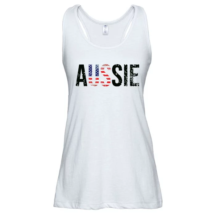 Funny Aussie Australia Gift For Men Women Cool Australian Ladies Essential Flowy Tank