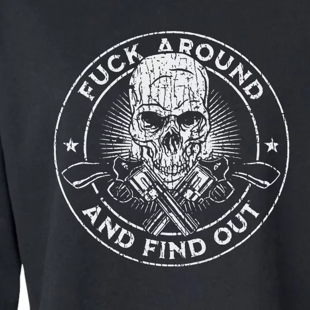 Fuck Around And Find Out Cropped Pullover Crew