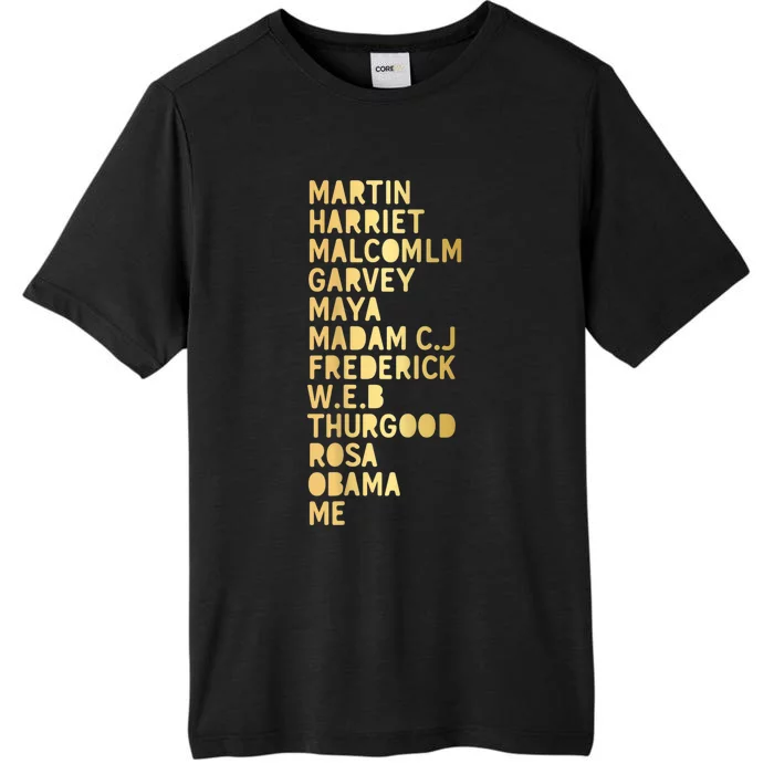 Famous African Americans Historical Figures Black History ChromaSoft Performance T-Shirt