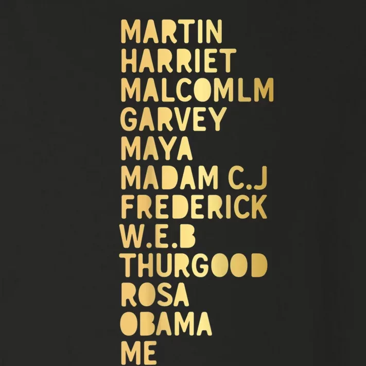 Famous African Americans Historical Figures Black History Toddler Long Sleeve Shirt