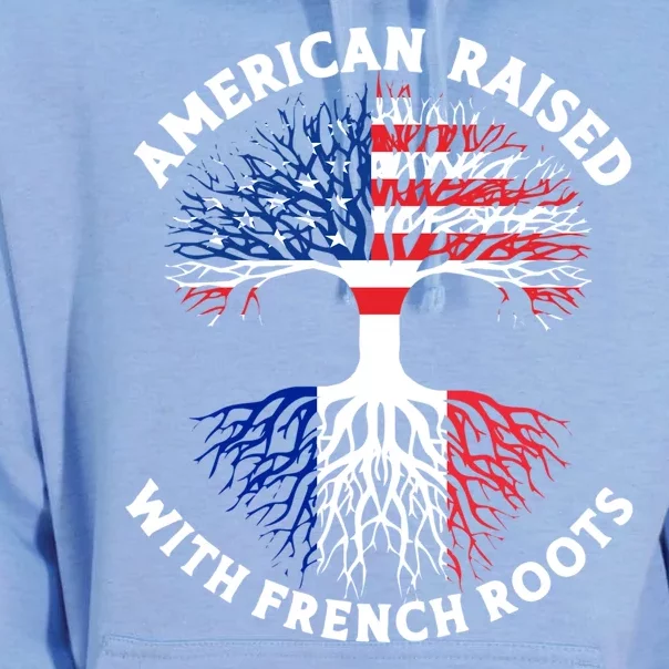 French American American French Flag Roots Funny Unisex Surf Hoodie