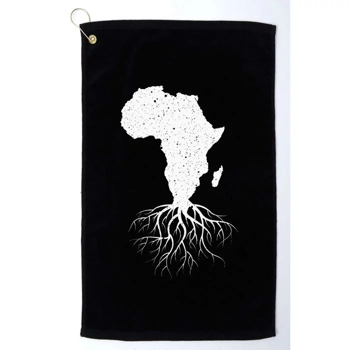 Funny Africa Art African American Lovers Platinum Collection Golf Towel