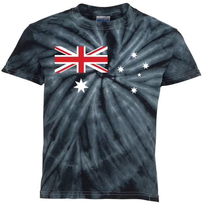 For Australian Australia Flag Day Kids Tie-Dye T-Shirt