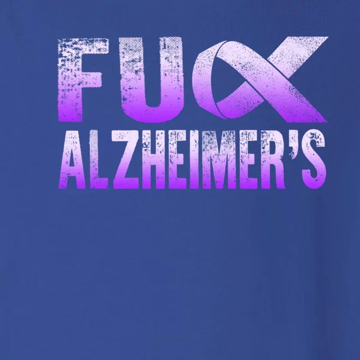 Fuck Alzheimer's Awareness Detia Warrior Support Purple Cute Gift Toddler Long Sleeve Shirt