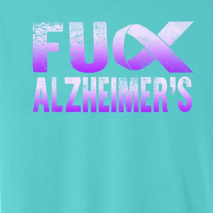 Fuck Alzheimer's Awareness Detia Warrior Support Purple Cute Gift ChromaSoft Performance T-Shirt