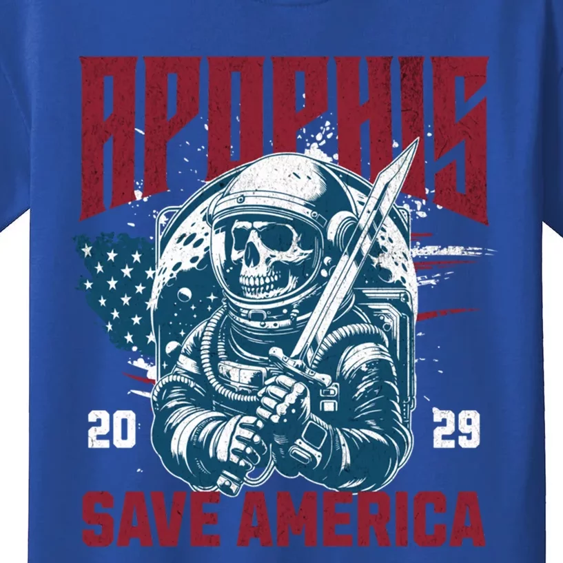 Funny Asteroid Asteroid Apophis 2029 Save America Gift Kids T-Shirt