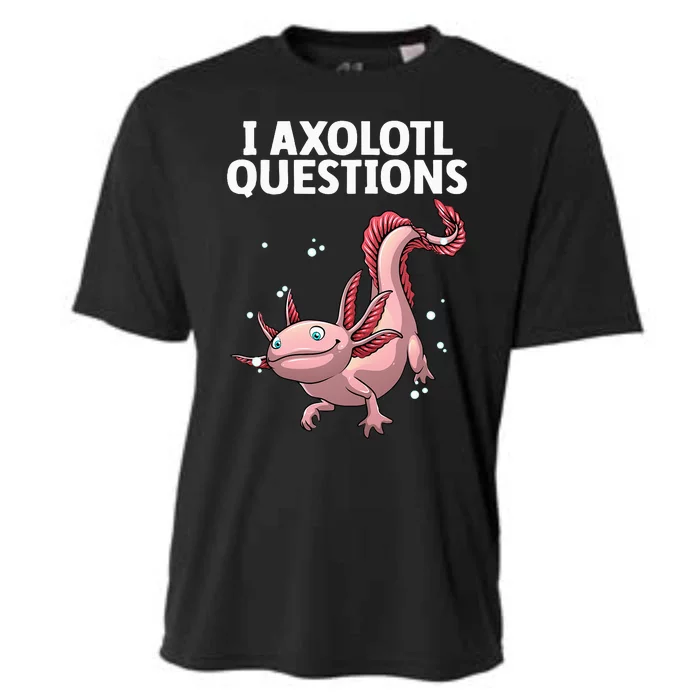 Funny Axolotl Art For Axolotl Questions Axolotl Cooling Performance Crew T-Shirt