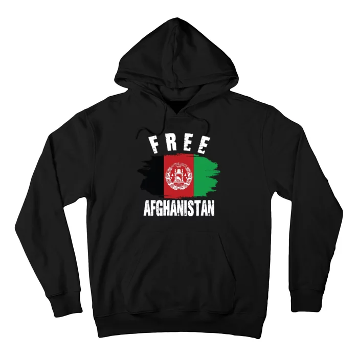 Free Afghanistan AFG Flag Hoodie