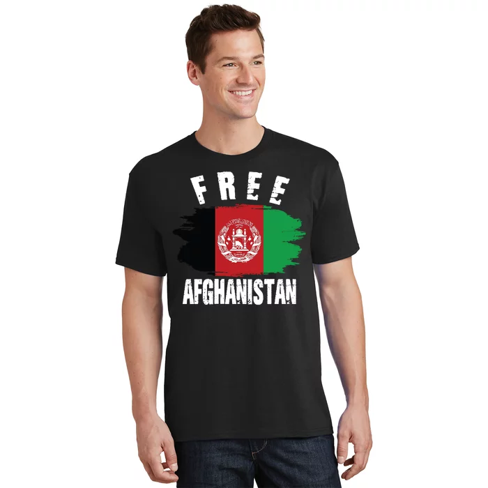 Free Afghanistan AFG Flag T-Shirt | TeeShirtPalace