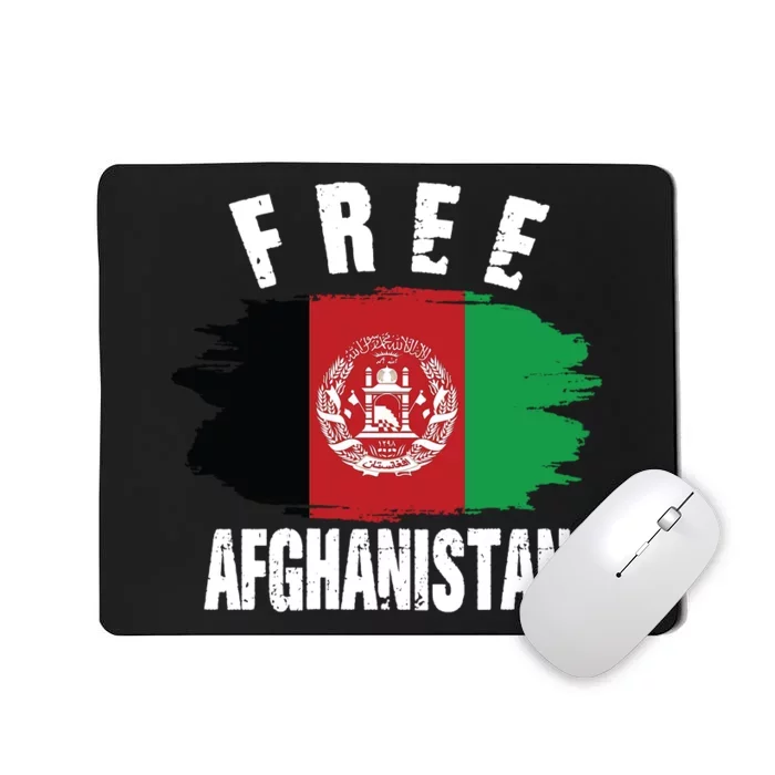 Free Afghanistan AFG Flag Mousepad