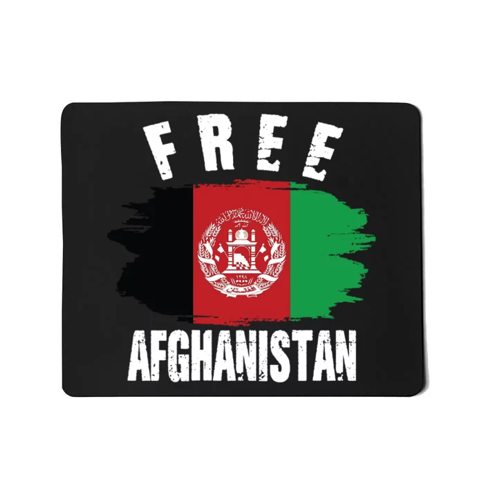 Free Afghanistan AFG Flag Mousepad