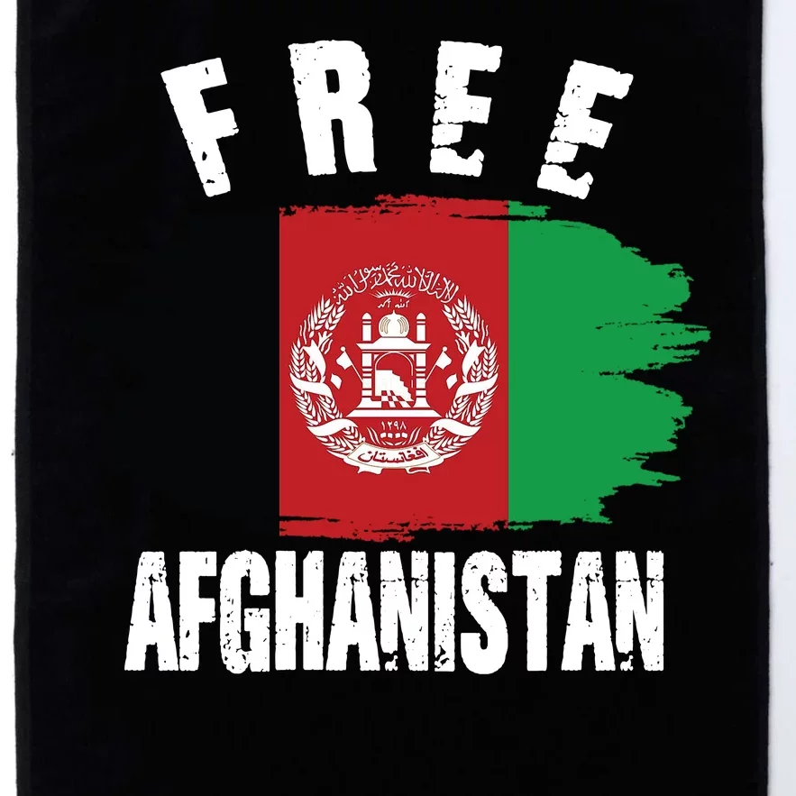 Free Afghanistan AFG Flag Platinum Collection Golf Towel