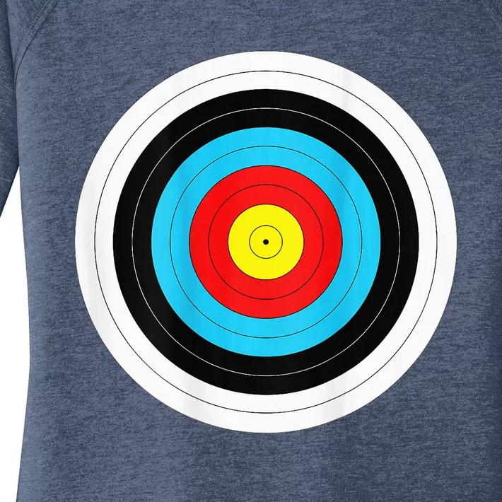 Funny Arrow And Archery Target Women's Perfect Tri Tunic Long Sleeve Shirt