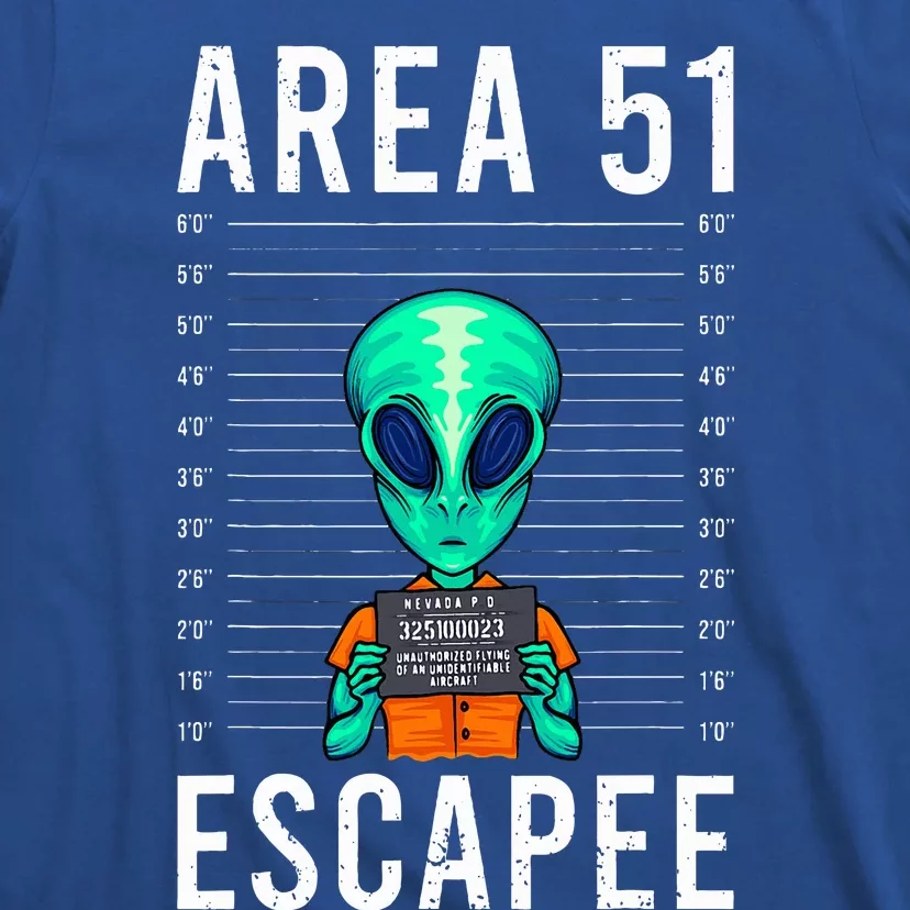 Funny Alien Art Alien Lover Area 51 Escapee Alien T-Shirt