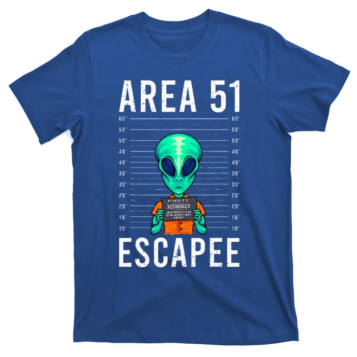 Funny Alien Art Alien Lover Area 51 Escapee Alien T-Shirt