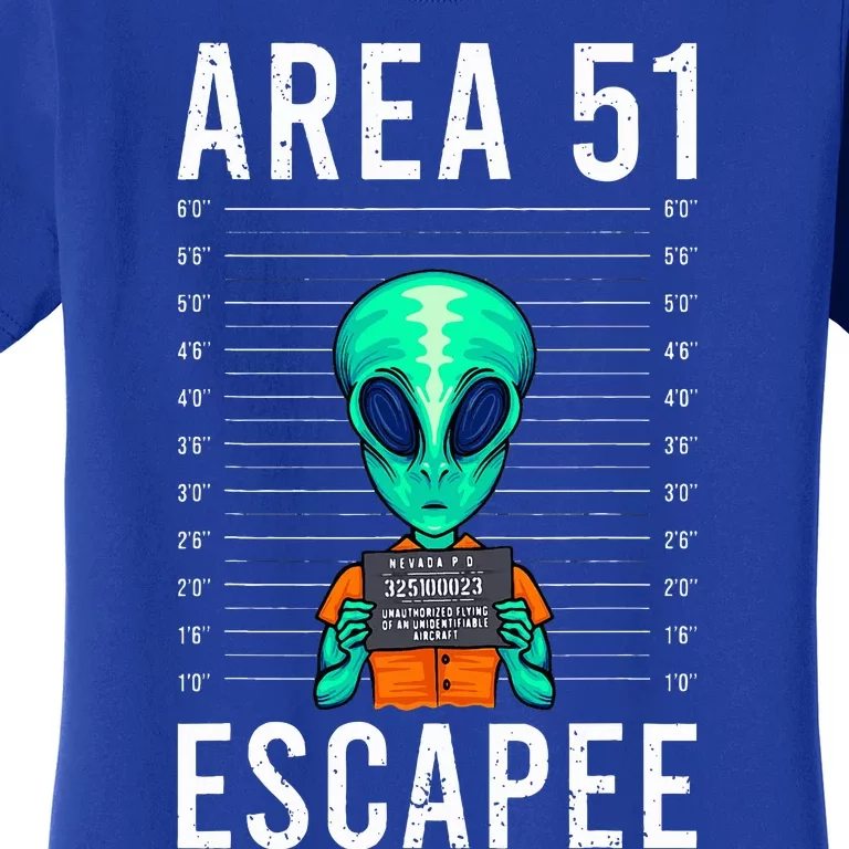 Funny Alien Art Alien Lover Area 51 Escapee Alien Women's T-Shirt