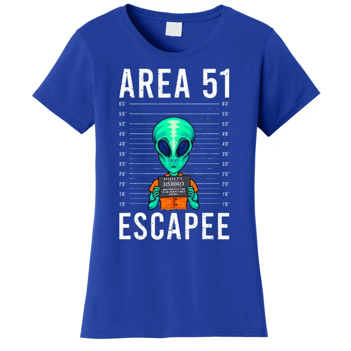 Funny Alien Art Alien Lover Area 51 Escapee Alien Women's T-Shirt