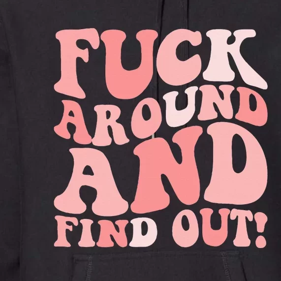 Fuck Around And Find Out Around Find Out Fafo Premium Hoodie