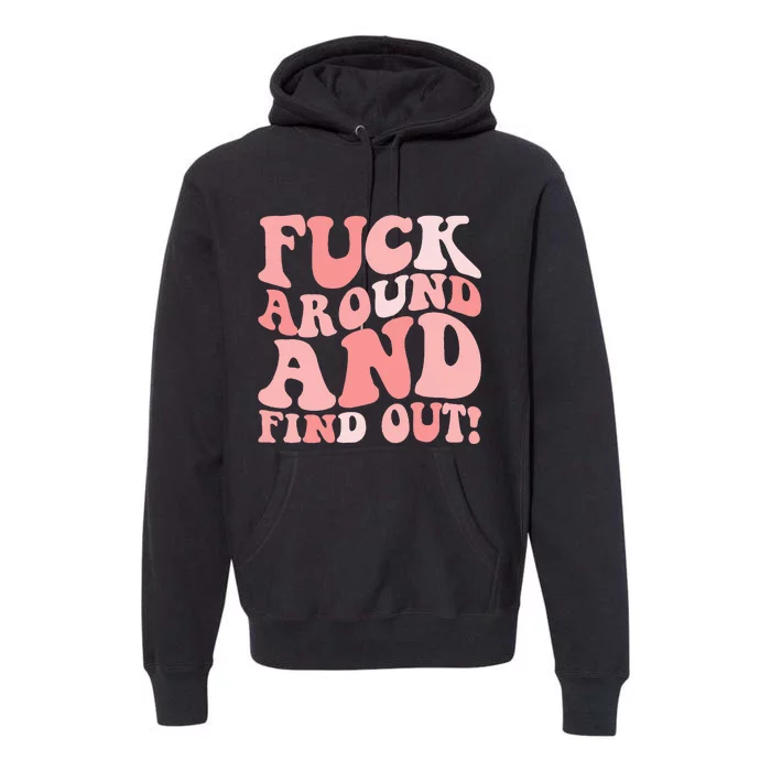 Fuck Around And Find Out Around Find Out Fafo Premium Hoodie