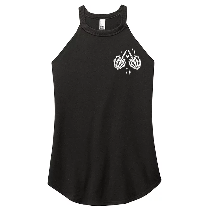 Fuck Around And Find Out Funny Skeleton Women’s Perfect Tri Rocker Tank