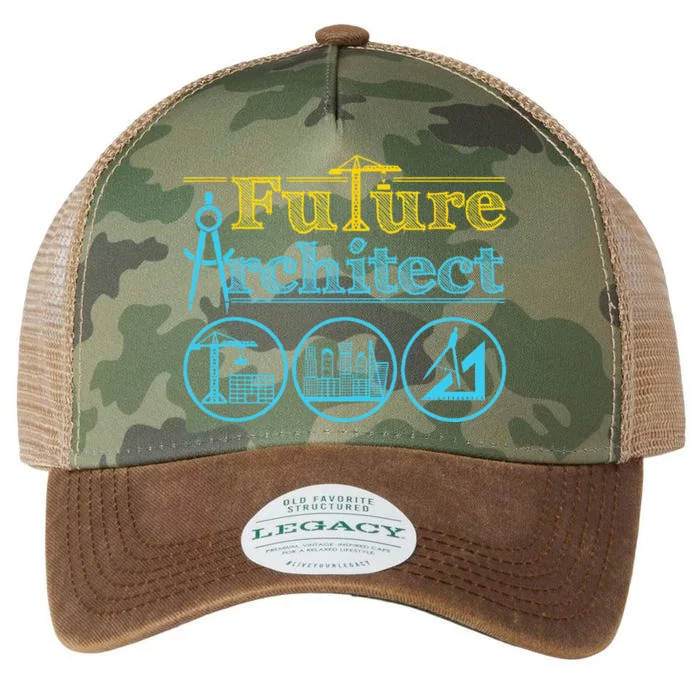 Future Architect Architecture Lover Legacy Tie Dye Trucker Hat