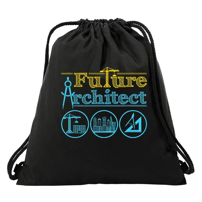 Future Architect Architecture Lover Drawstring Bag