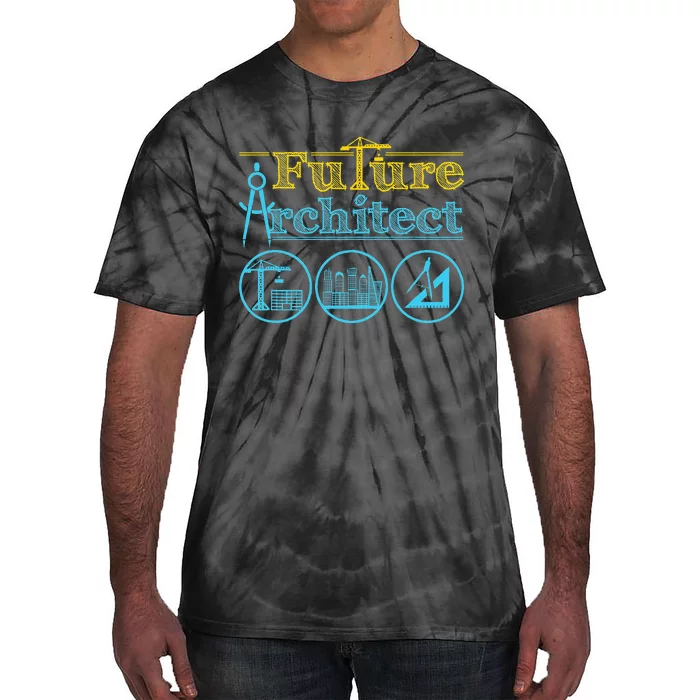 Future Architect Architecture Lover Tie-Dye T-Shirt