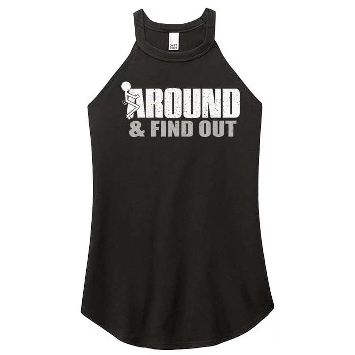 Funk Around And Find Out Women’s Perfect Tri Rocker Tank