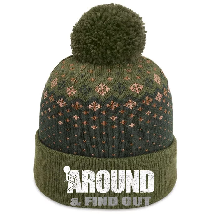 Fuck Around And Find Out The Baniff Cuffed Pom Beanie