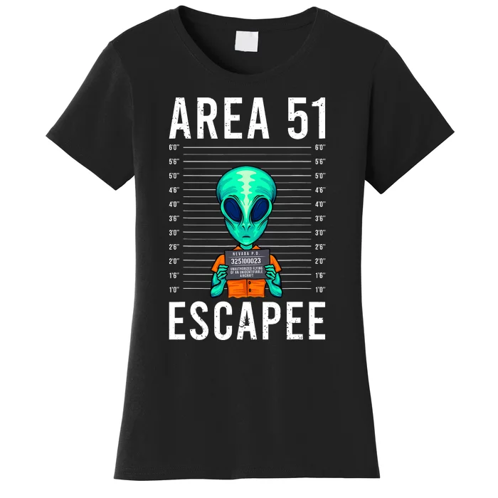 Funny Alien Art Alien Lover Area 51 Escapee Alien Women's T-Shirt